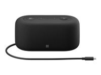 Microsoft Audio Dock - Kaiutinpuhelin / telakka-asema - langallinen - USB-C - mattamusta - sertifioitu Microsoft Teamsille IVF-00003