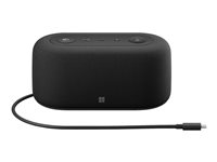 Microsoft Audio Dock - Kaiutinpuhelin / telakka-asema - langallinen - USB-C - mattamusta - sertifioitu Microsoft Teamsille IVF-00008